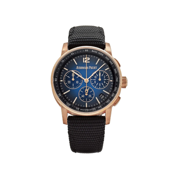 Men's Luxury Chronograph Watch - Code 11.59 Blue Gold Edition